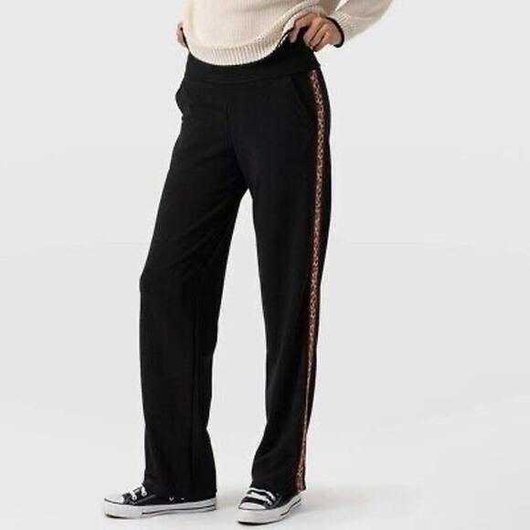 SAINT + SOFIA Runway Pant - Black Leopard Women’s Size 4 - Picture 1 of 9